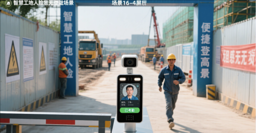 智慧工地人臉無感考勤管理系統實施方案